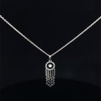 CELESTIAL EYE SILVER PENDANT CHAIN