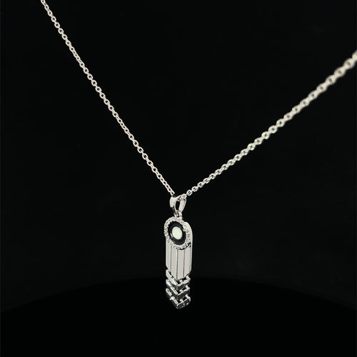 CELESTIAL EYE SILVER PENDANT CHAIN