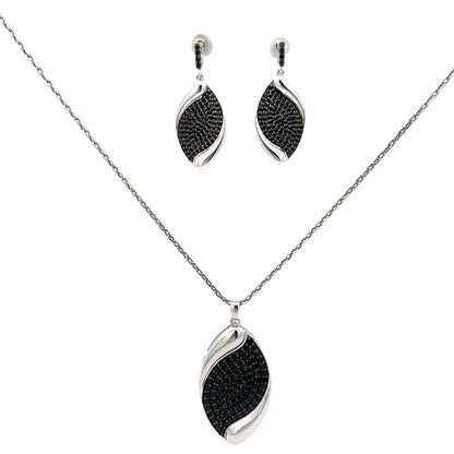 SILVER PENDANT SET-XOPS1004E