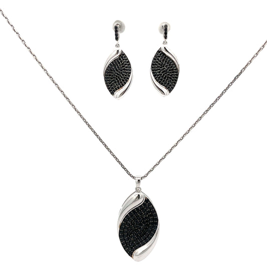 SILVER PENDANT SET-XOPS1004E