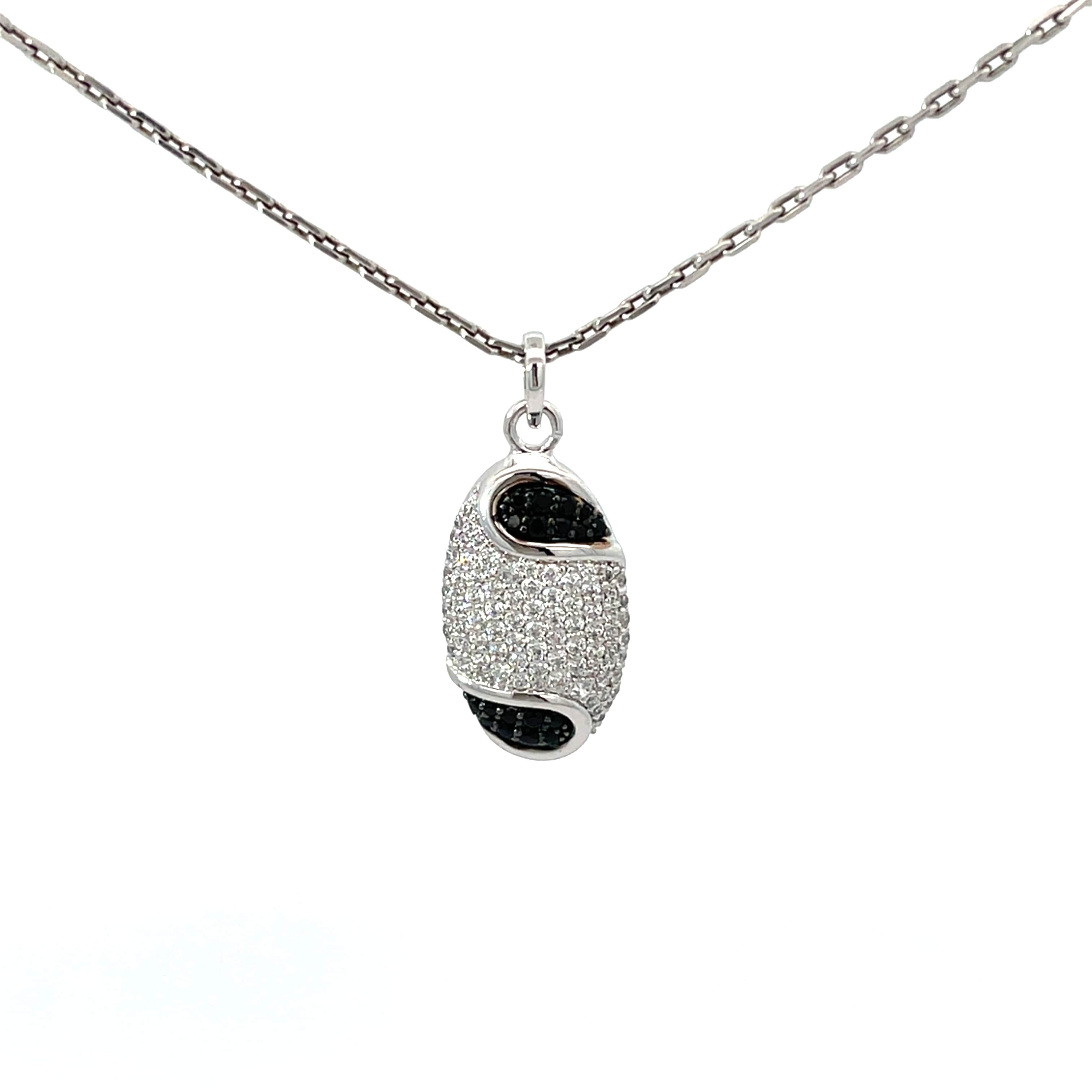 BLACK ICE SILVER PENDANT