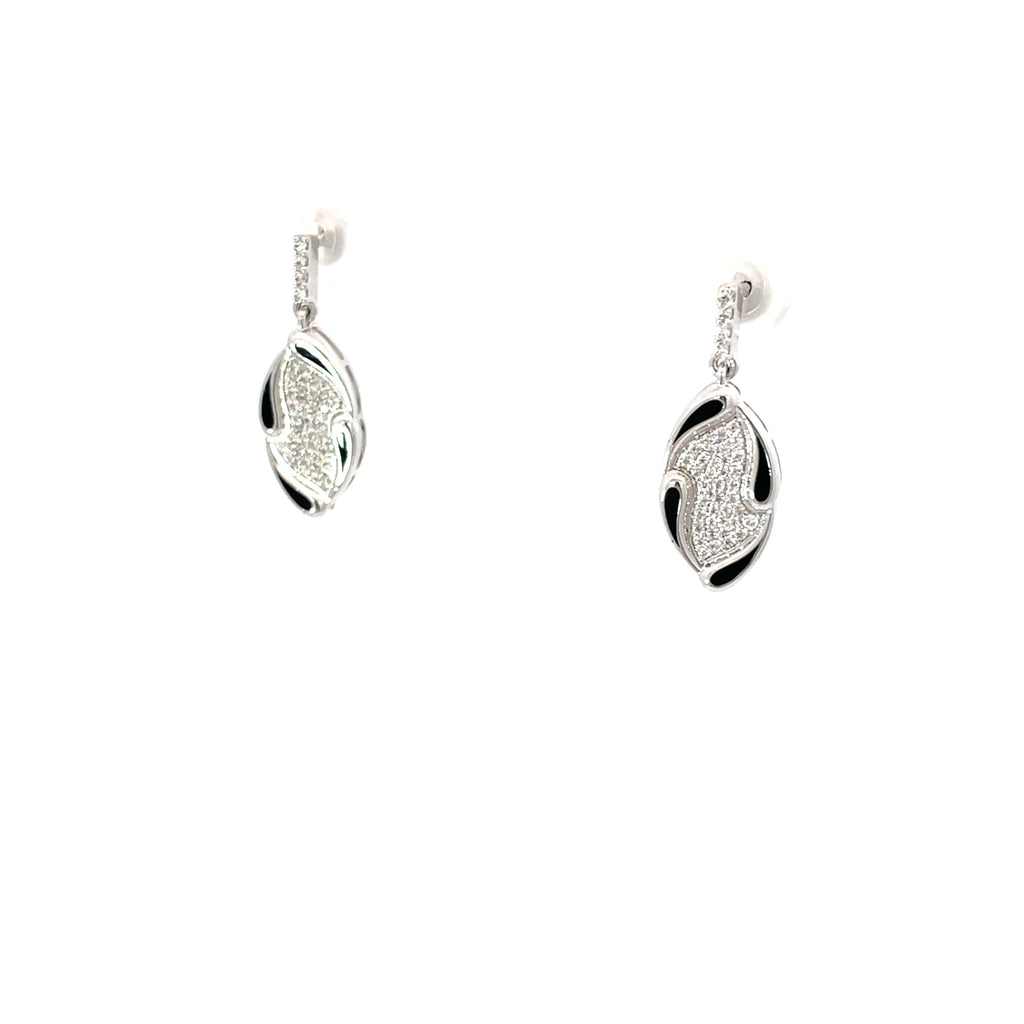 LUXE WAVE SILVER EARRINGS