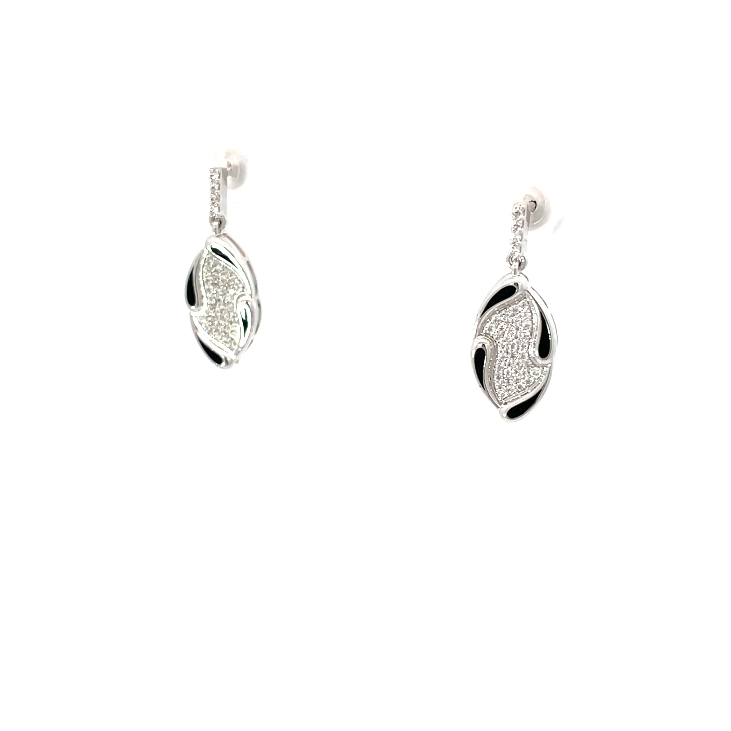 LUXE WAVE SILVER EARRINGS