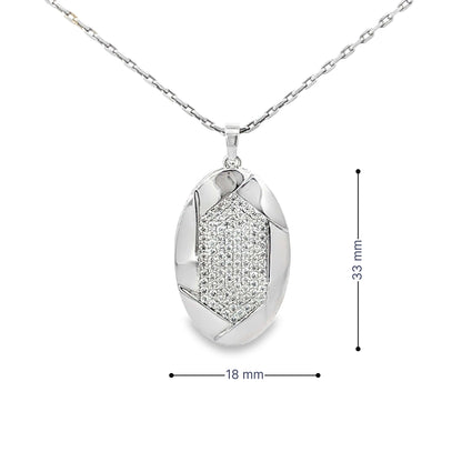 SILVER PENDANT SET-XOPS1009E