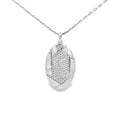 SLEEK DAZZLE SILVER PENDANT