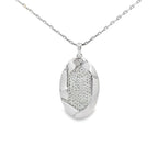 SLEEK DAZZLE SILVER PENDANT