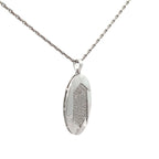 SLEEK DAZZLE SILVER PENDANT