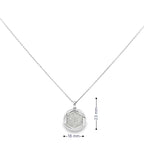 STELLAR HEXA SILVER PENDANT SET