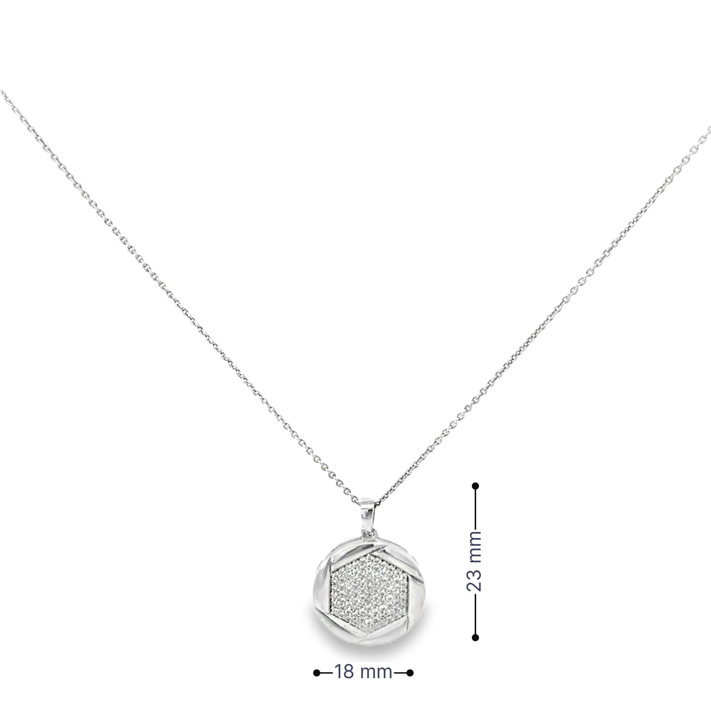 SILVER PENDANT SET-XOPS1010E