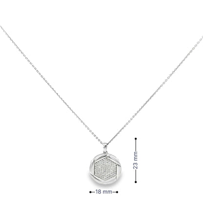 SILVER PENDANT SET-XOPS1010E