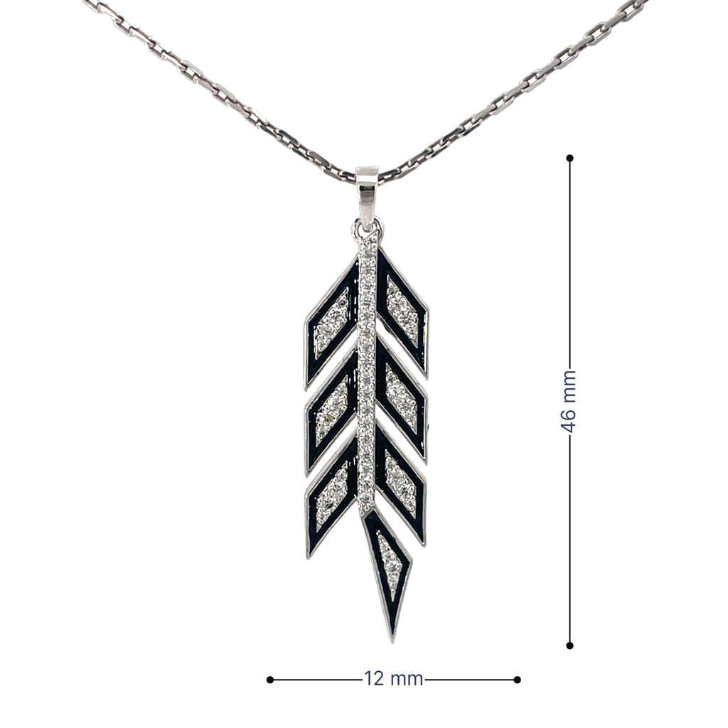 TRIBAL GLINT SILVER PENDANT SET