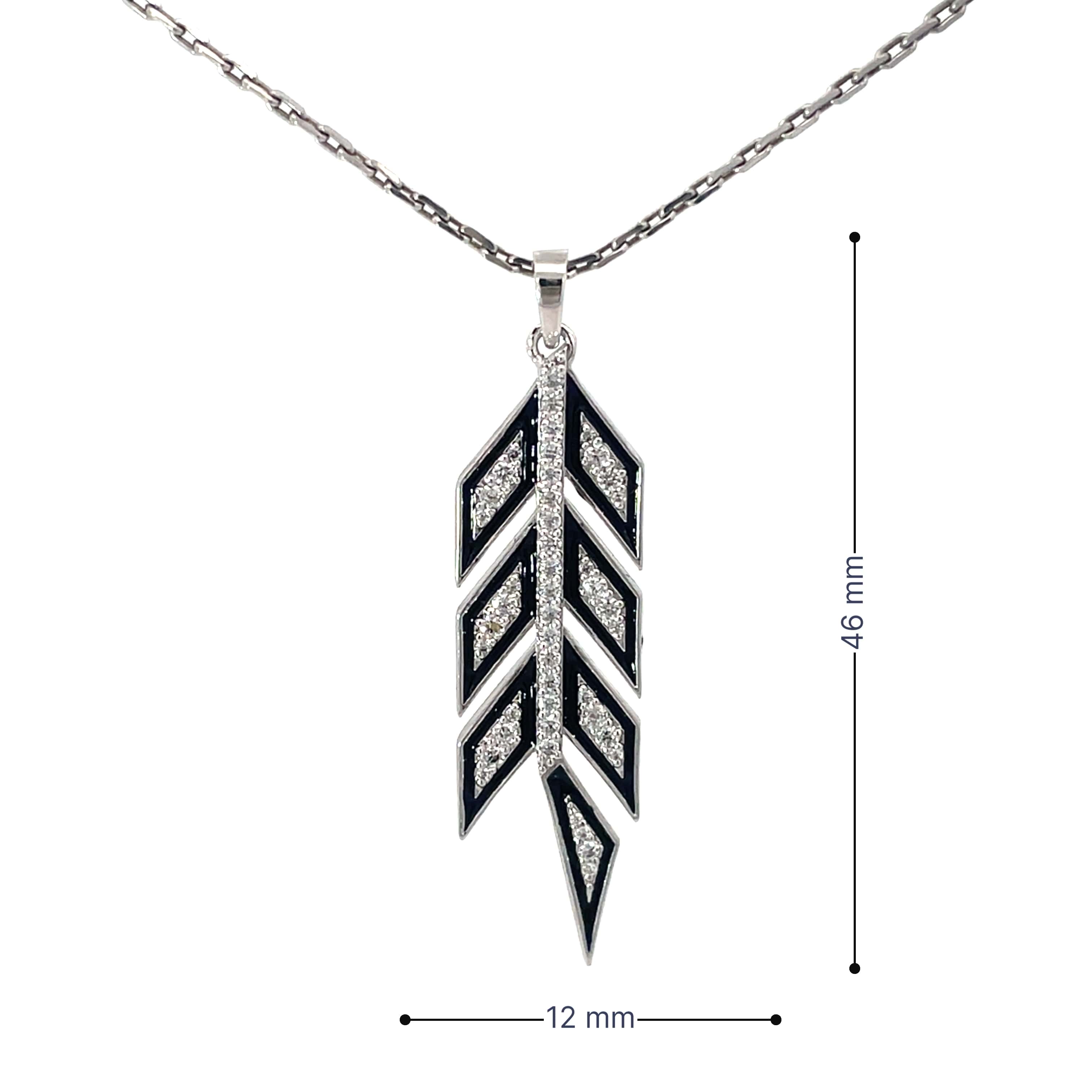 TRIBAL GLINT SILVER PENDANT SET