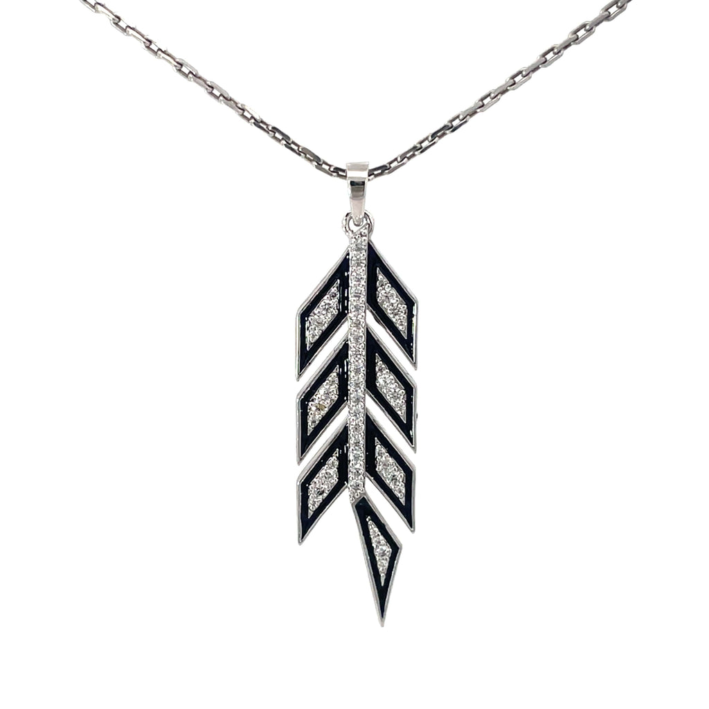 TRIBAL GLINT SILVER PENDANT