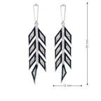 TRIBAL GLINT SILVER PENDANT SET