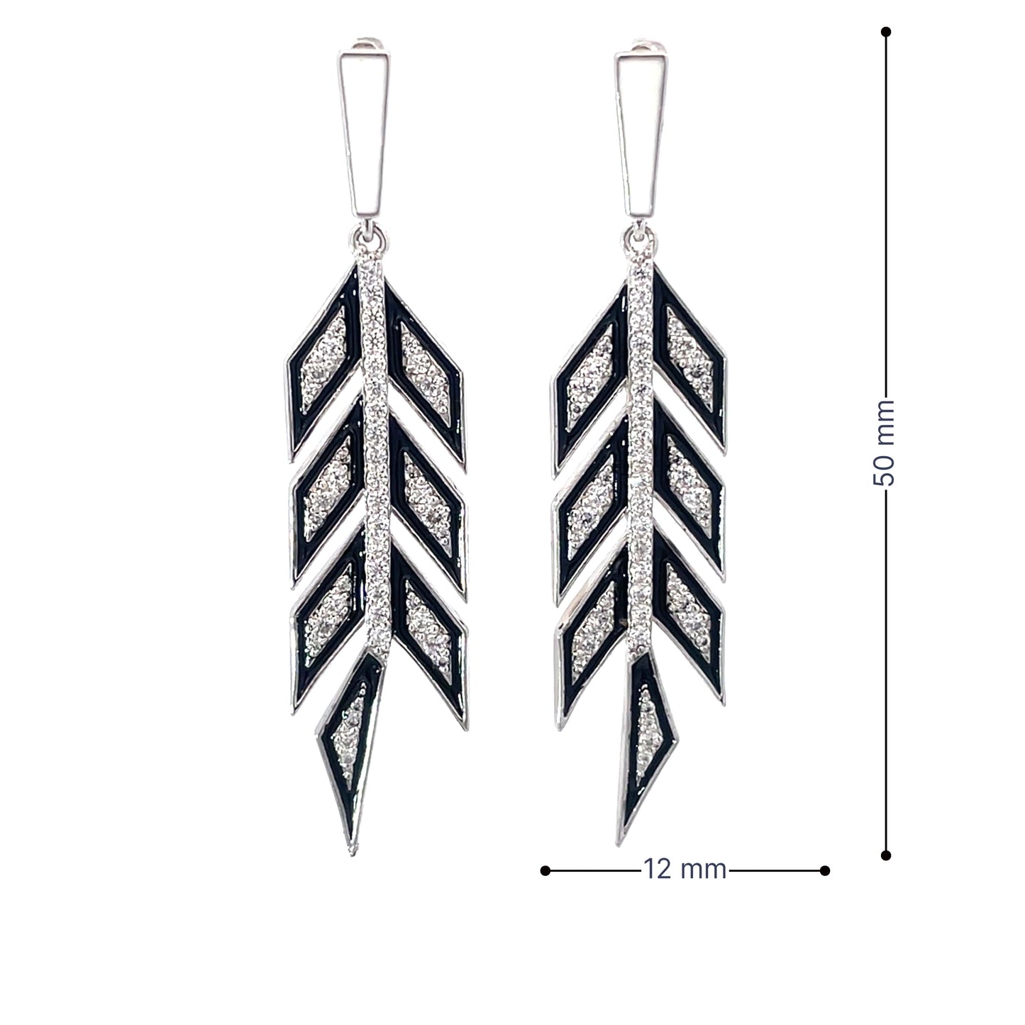 SILVER EARRING-XOPE1012
