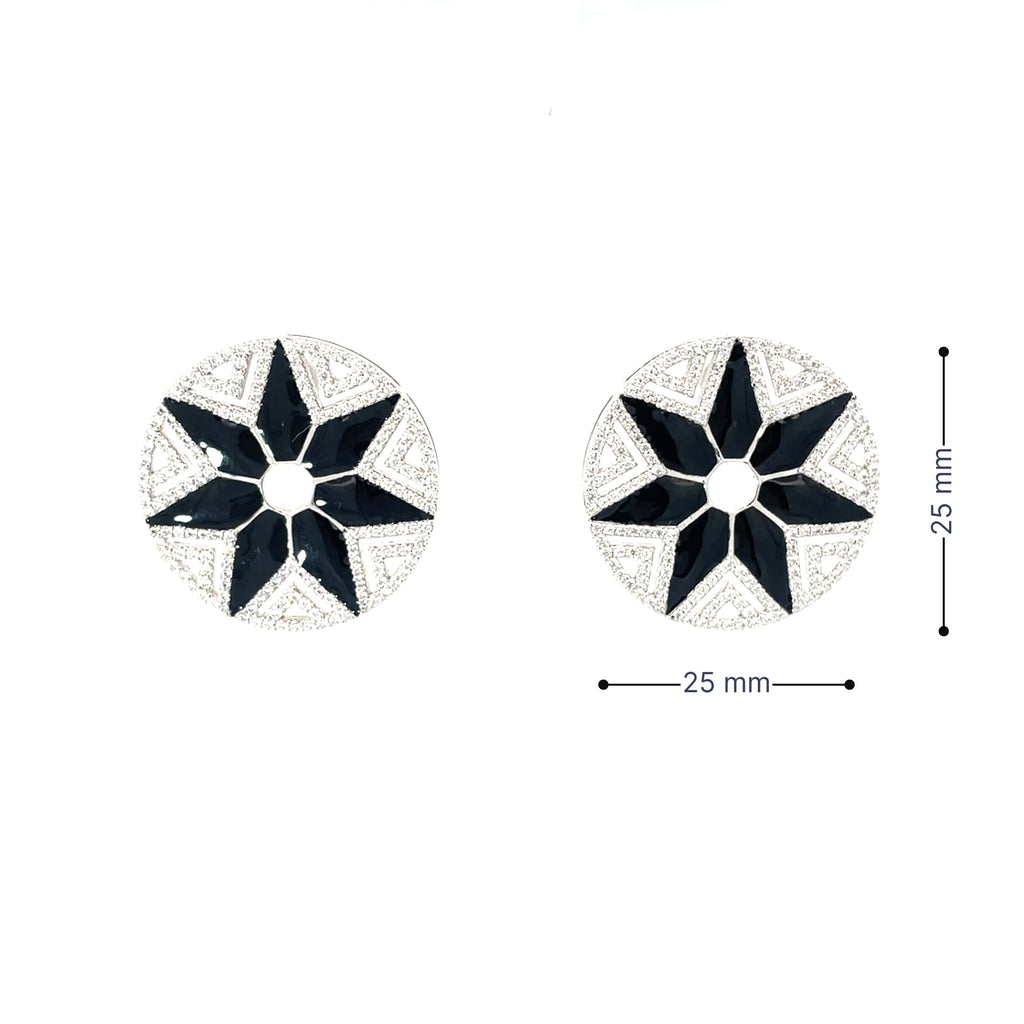 CELESTIAL NOIR SILVER PENDANT SET