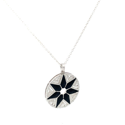 CELESTIAL NOIR SILVER PENDANT