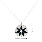 CELESTIAL NOIR SILVER PENDANT SET