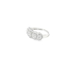 GLAM DIAMOND LOOK SILVER RING