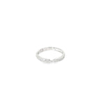 VELVET ARC BAND SILVER RING