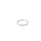 VELVET ARC BAND SILVER RING
