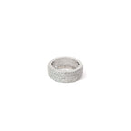 BOLD MULTI-ROW SILVER BAND RING
