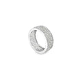 BOLD MULTI-ROW SILVER BAND RING