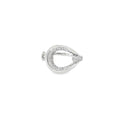 OPEN CIRCLE SILVER STATEMENT RING