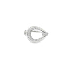 OPEN CIRCLE SILVER STATEMENT RING