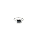 BLACK MAGIC SPARK SILVER RING