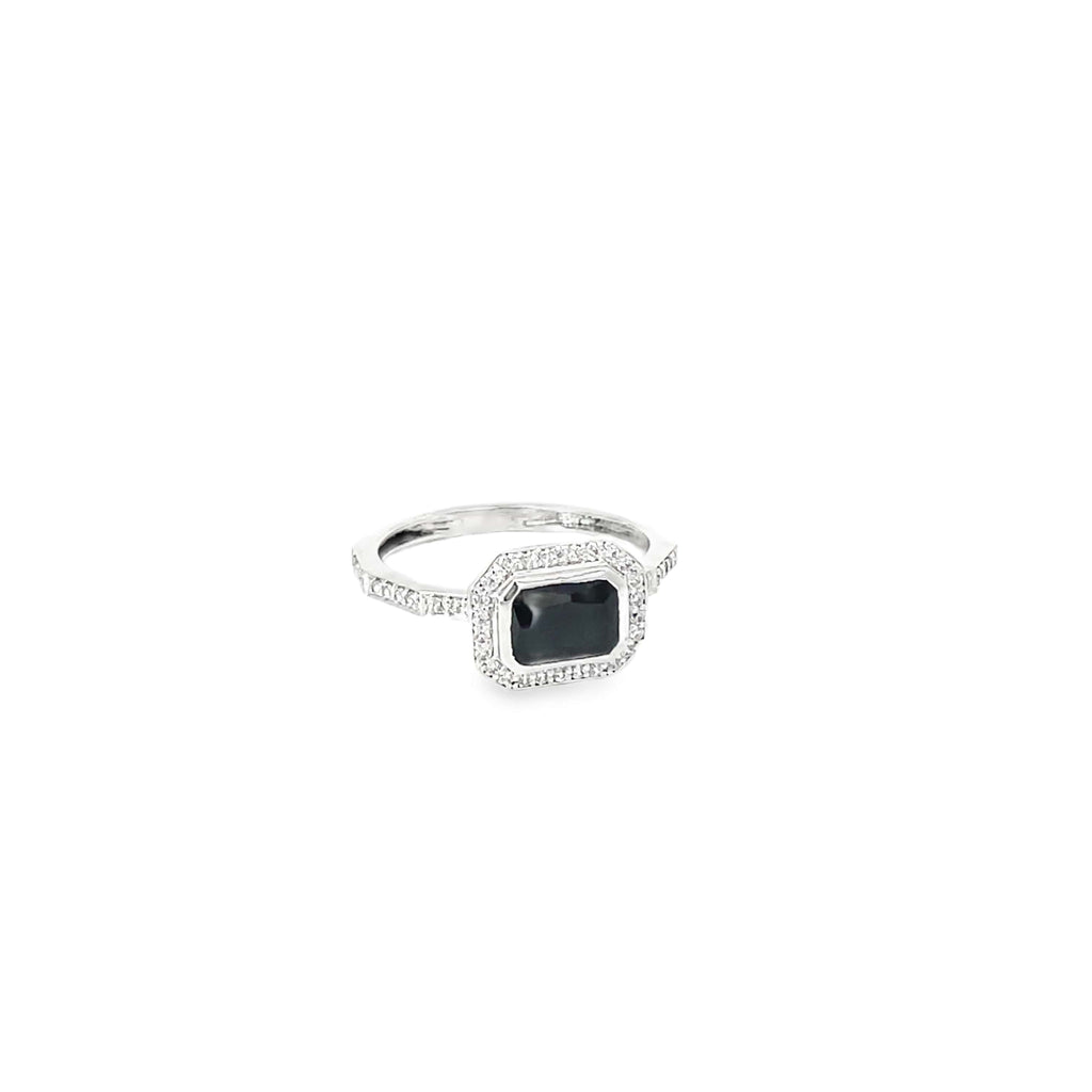BLACK MAGIC SPARK SILVER RING