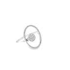 ARTSY ORBIT STYLE RING IN SILVER