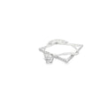 STARLIT EDGE SILVER RING