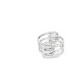 URBAN BUCKLE SILVER RING