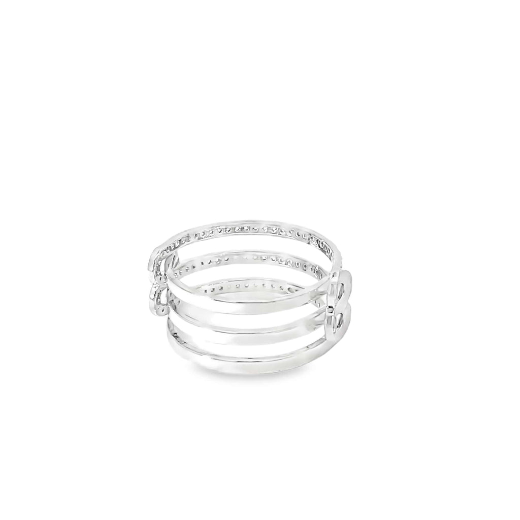 URBAN BUCKLE SILVER RING