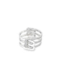 URBAN BUCKLE SILVER RING
