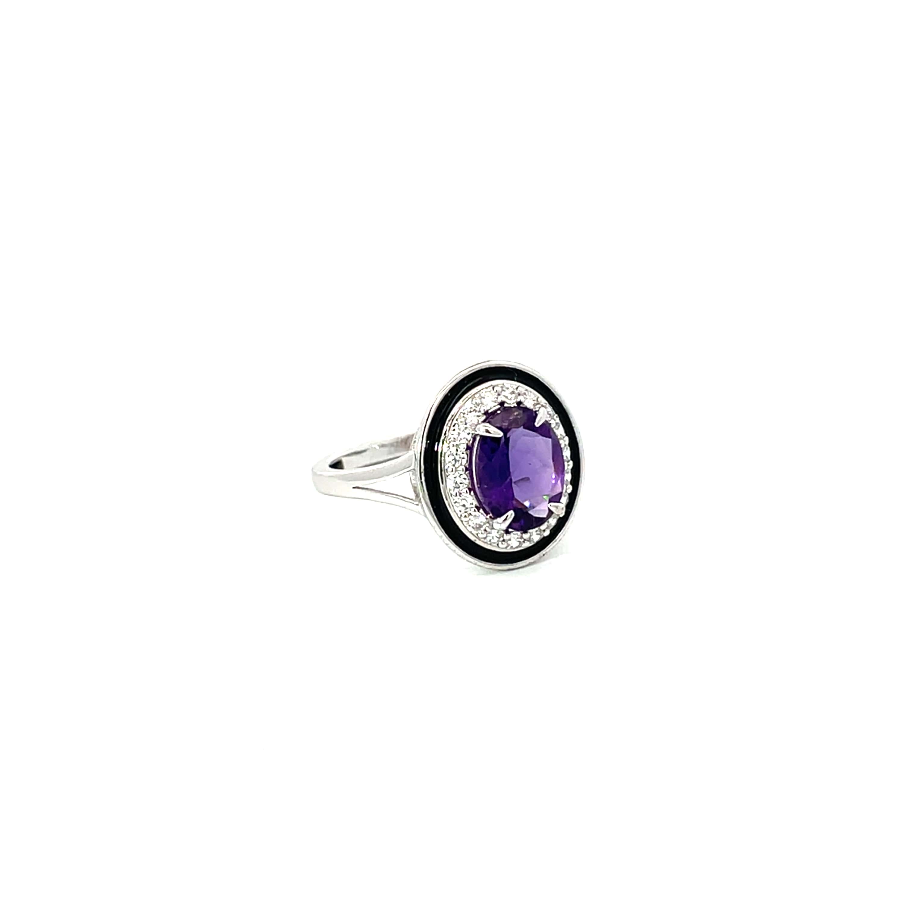 DUSK QUEEN SILVER RING