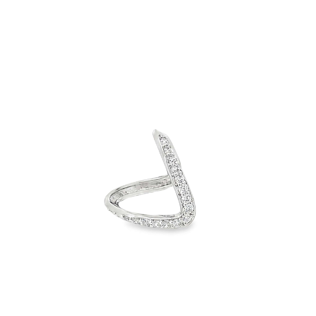 MODERN GLINT SILVER RING