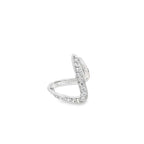 MODERN GLINT SILVER RING