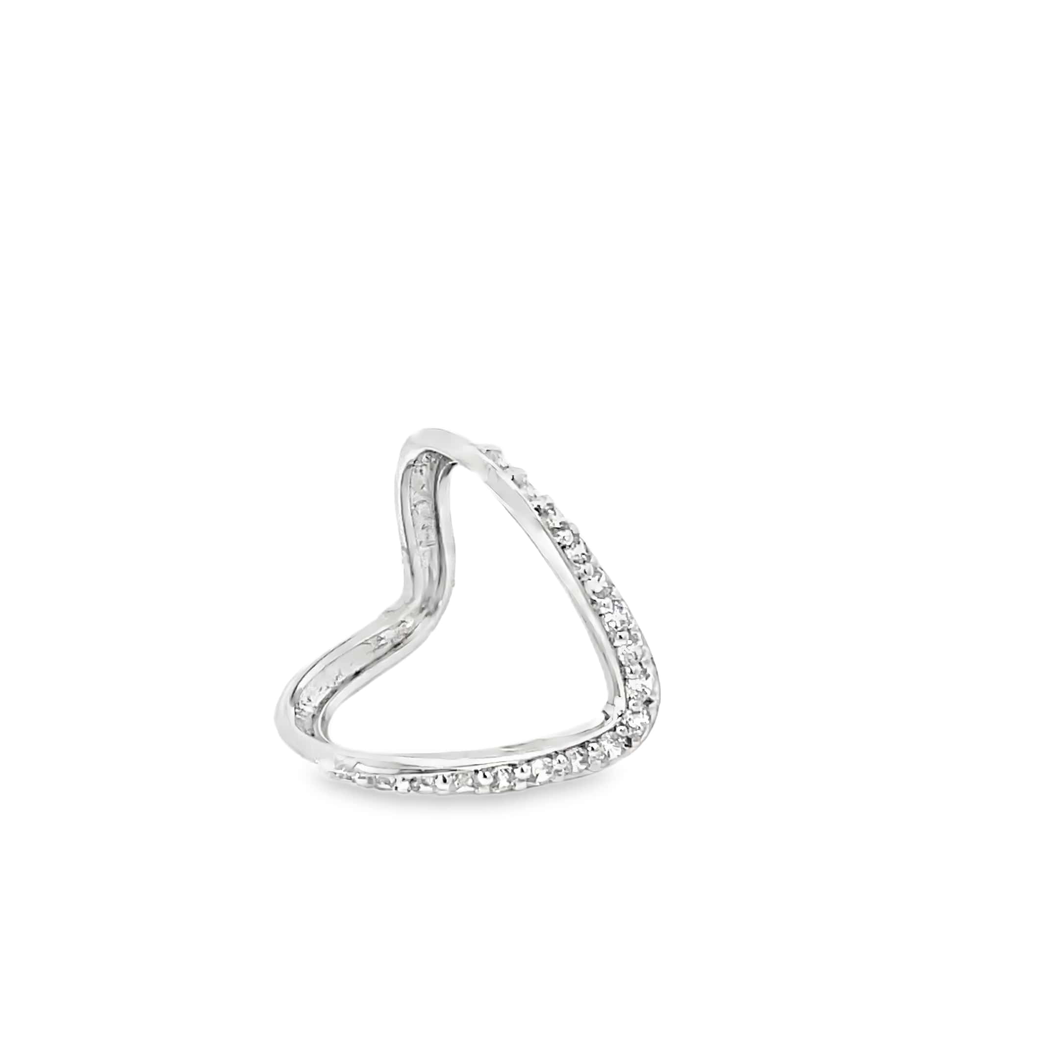 MODERN GLINT SILVER RING