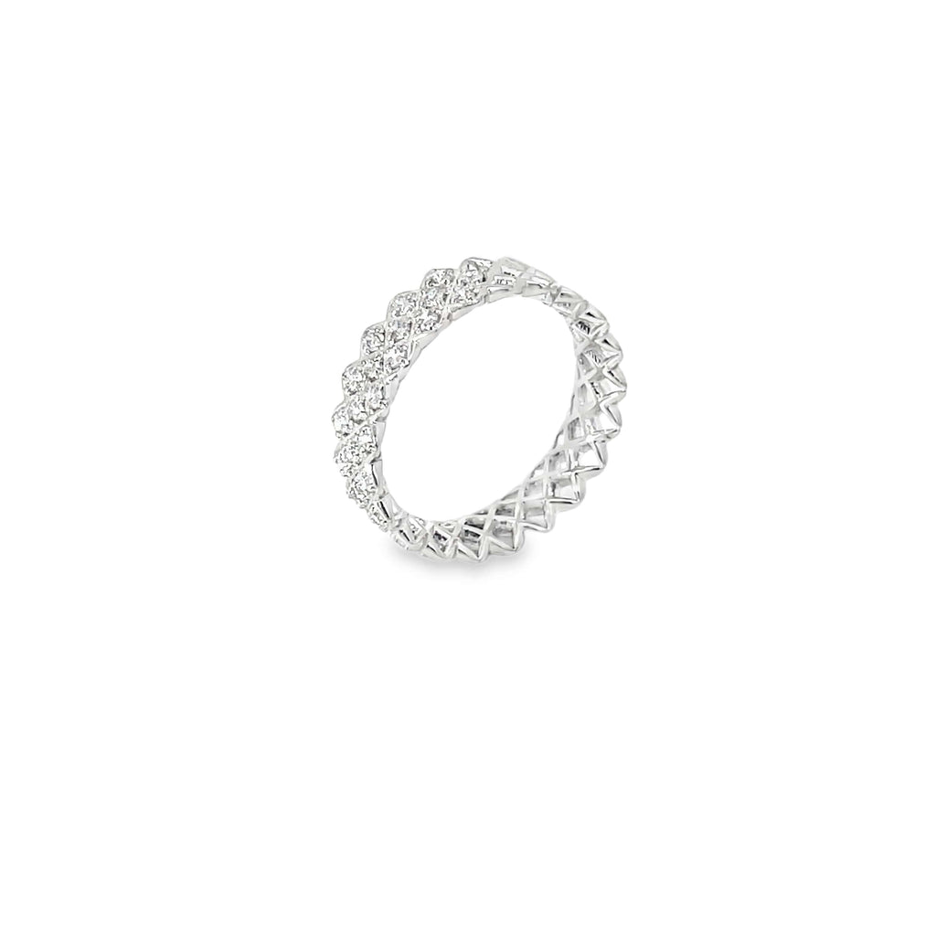 DIAMONDWEAVE SILVER RING