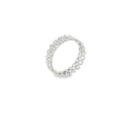 DIAMONDWEAVE SILVER RING