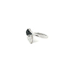 MONOCHROME TWIST SILVER RING