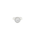 GLAMOUR HALO SILVER RING
