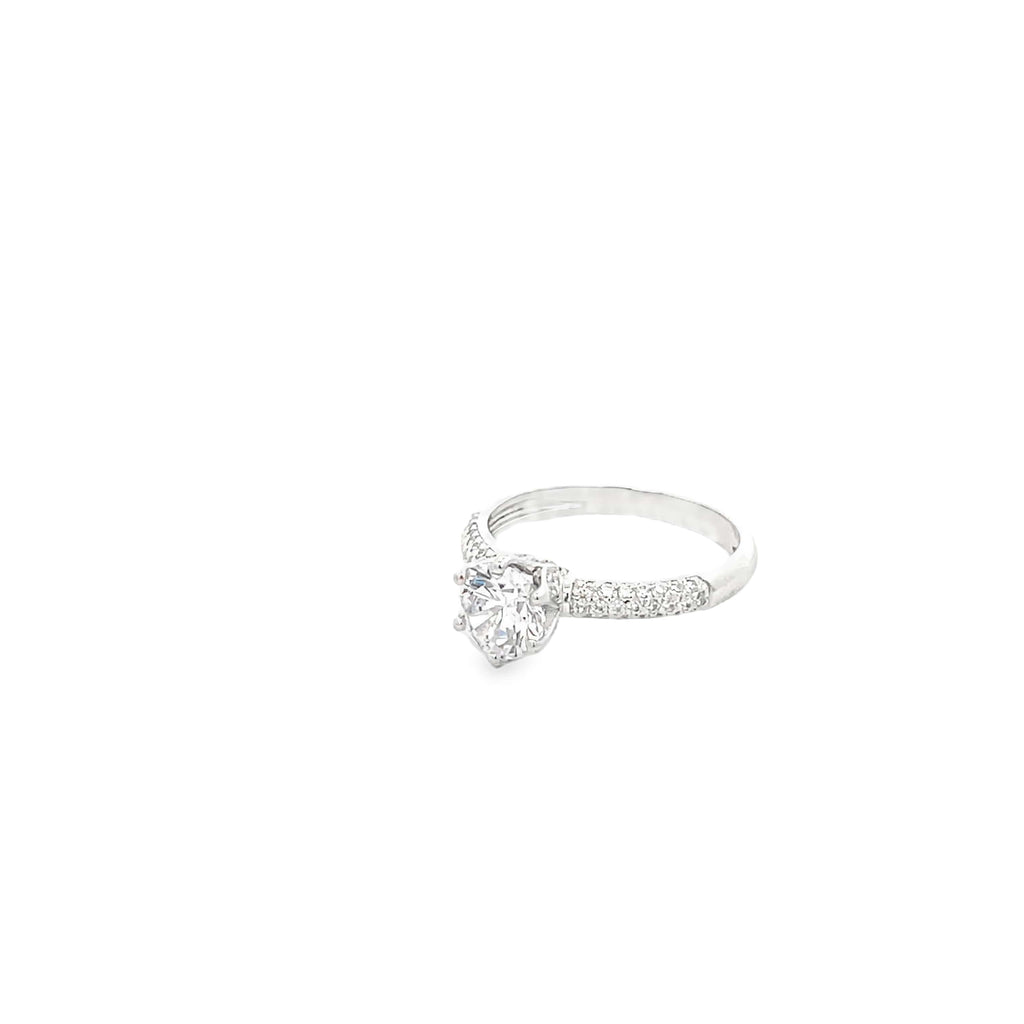 PURE PROMISE SOLITAIRE SILVER RING