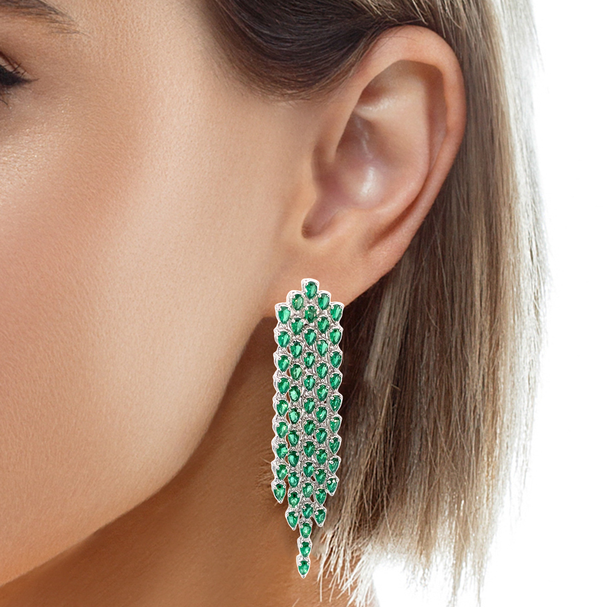ROYAL DROPLETS SILVER DANGLERS