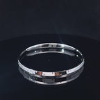 SILVER RIVET BRACELET