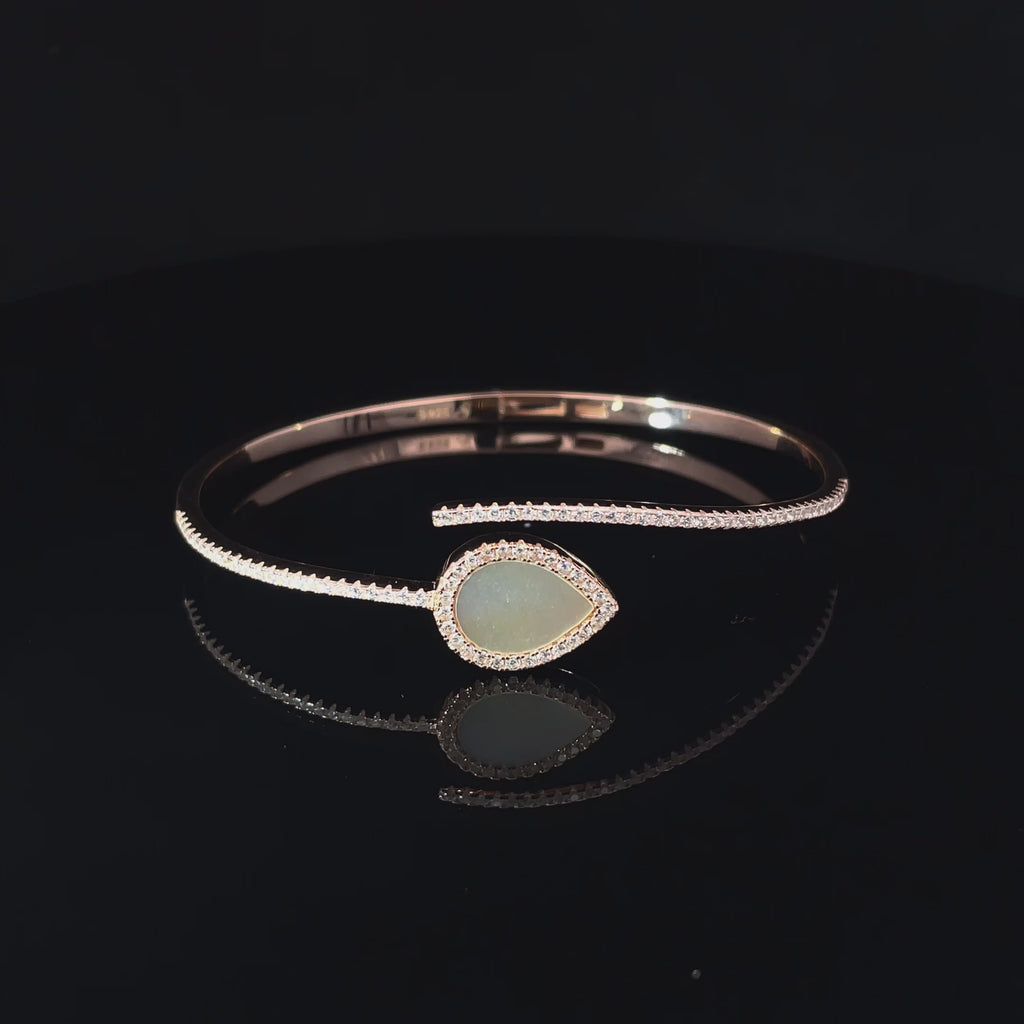 SILVER PEARL DEW BRACELET