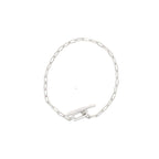 PAPERCLIP SILVER BRACELET