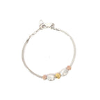 TRINITY BEADS SILVER BRACELETE